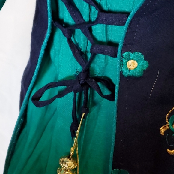 Embroidered tunic, long sleeves, 42, small/med - Picture 9 of 10